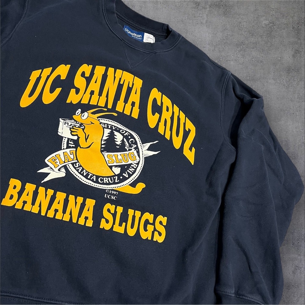 Vintage 1997‎ UC Santa Cruz Banana Slugs Crewneck Sweatshirt Small - Picture 2 of 5